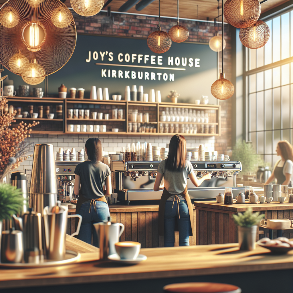 Joy's Coffee House interior showcasing warm and welcoming cafe atmosphere